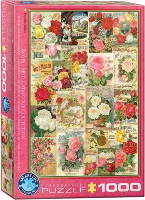 EUROGRAPHICS Puzzle Rosen Saatgutkataloge, 1000 Puzzleteile