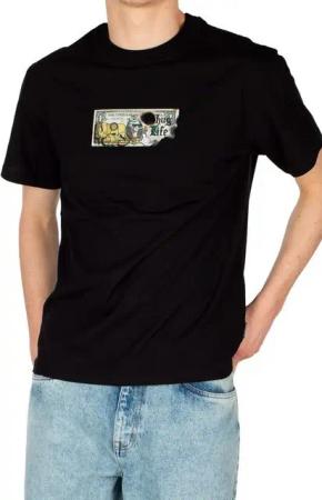 iriedaily T-Shirt - Shirt - Kurzarmshirt - Hug Life T-Shirt [black]