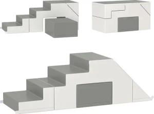 HOMCOM Kinder-Softplay-Set B/H/L: ca. 49x47x147 cm