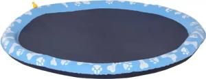 PawHut Hunde-Planschbecken blau Kunststoff B/H/L: ca. 150x1x150 cm