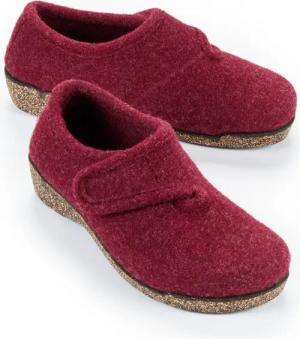 Filz-Klettslipper Federleicht