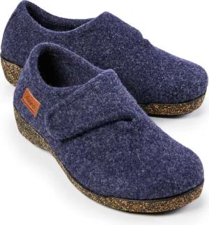 Filz-Klettslipper Federleicht