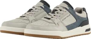 TOM TAILOR Herren Sneaker mit Lochmuster auf der Vorderkappe, grau, Uni, Gr. 41