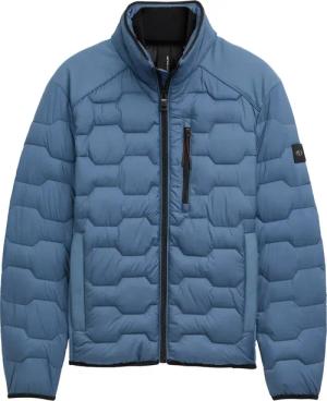 TOM TAILOR Herren Hybrid Lightweight Steppjacke, blau, Uni, Gr. S