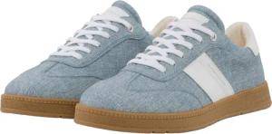 TOM TAILOR Damen Sneaker in Jeans-Optik, blau, Uni, Gr. 37