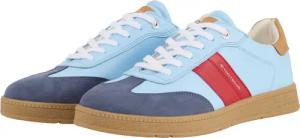 TOM TAILOR Damen Sneaker mit Colour-Blocking, blau, Gemustert, Gr. 38