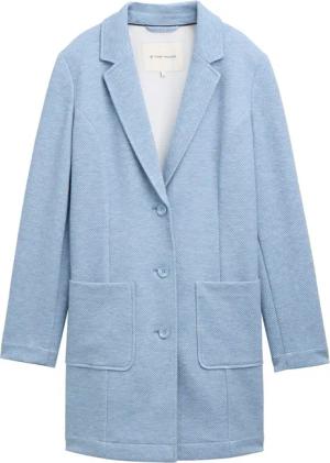 TOM TAILOR Damen Mantel mit Reverskragen, blau, Meliert, Gr. M