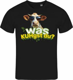 deinshirt Print-Shirt Herren T-Shirt Was KUHgst du Funshirt mit Motiv