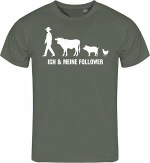 deinshirt Print-Shirt Herren T-Shirt Ich und meine Follower Funshirt mit Motiv