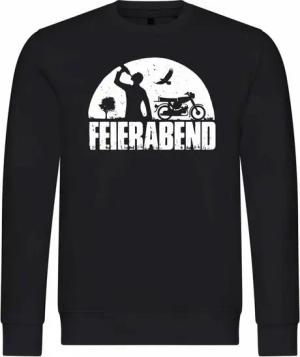 deinshirt Rundhalspullover Herren Pullover Feierabend Simson Mit Print Motiv