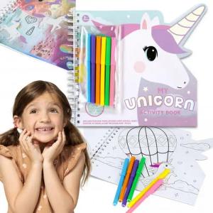 Sarcia.eu Kreativset Kreativset, Malset Einhorn-Malbücher, Aufkleber, Marker