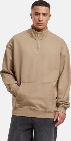 DEF Zipper Crewneck