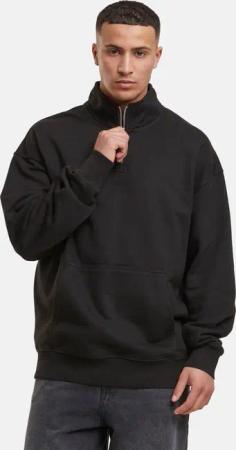 DEF Zipper Crewneck