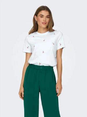ONLY Kurzarmshirt ONLKETTY LIFE S/S O-NECK TOP JRS NOOS