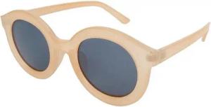 Ella Jonte Sonnenbrille im Boho Style mit runden Gläsern und transparenten Rahmen UV 400