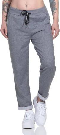Aurela Damenmode Jogginghose Klassische Damen Jogginghose bequeme Haushose mit Schnürung leichte Jersey Qualität