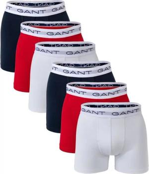 Gant Boxer Herren Boxershort 6er Pack Baumwolle (Packung, 6er Pack)