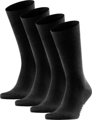 FALKE Kurzsocken Herren Socken 4er Pack Baumwolle FALKE Happy DP SO (Packung, 4er Pack)