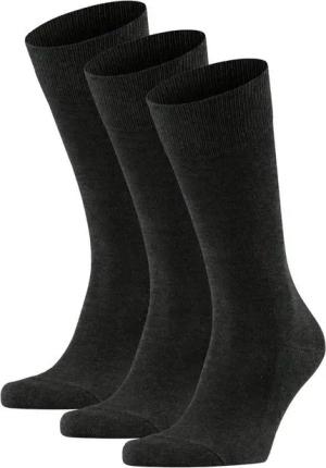 FALKE Kurzsocken Herren Socken 3er Pack Baumwollmischung (Packung, 3er Pack)