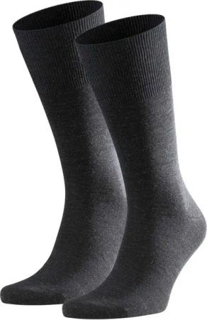 FALKE Kurzsocken Herren Socken 2er Pack Wolle (Packung, 2er Pack)