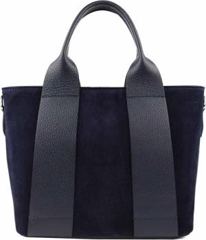 ITALYSHOP24 Schultertasche Made in Italy Damen Wildleder Tasche Shopper Handtasche Umhängetasche, Business CrossOver echt Ledertasche Damentasche Reise Freizeit Outfit