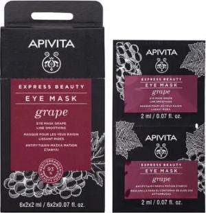 Apivita Masken Express Beauty Anti-falten-augenkonturmaske Mit Traube 2 X