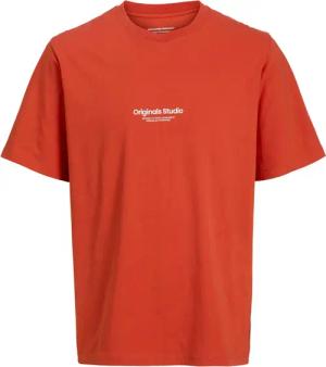 Jack & Jones T-Shirt aus Baumwolle mit gummiertem Logo-Schriftzug