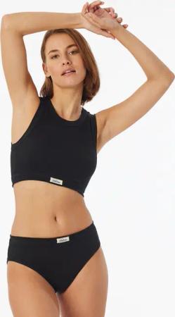 Tai-Slip Feinripp schwarz - Revival Paula 38