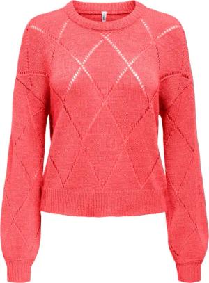 ONLY Strickpullover "ONLGEENAS LS STRUCTURE O-NECK CC KNT"