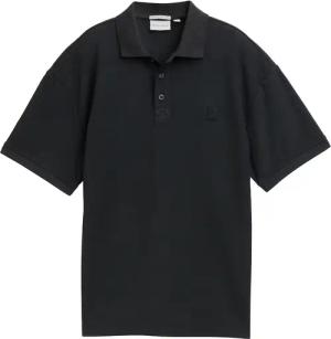 TOM TAILOR Jungen Oversize Poloshirt mit Logo Badge, schwarz, Uni, Gr. 128