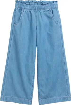 TOM TAILOR Mädchen Wide Leg Jeans, blau, Uni, Gr. 98