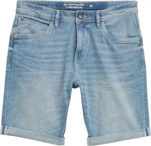 TOM TAILOR Herren TTJOSH REGULAR Jeans Shorts, blau, Uni, Gr. 33