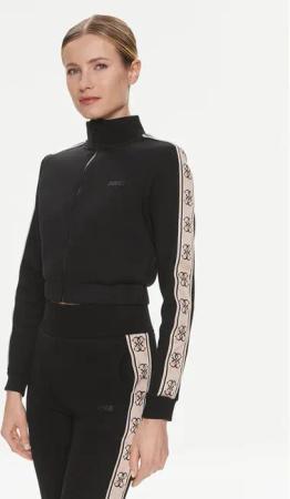 Guess Sweatshirt V3RQ12 KB3P2 Schwarz Regular Fit