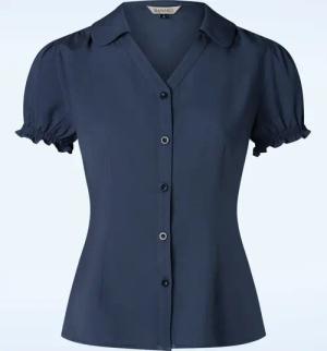 Jane Bluse in Navy
