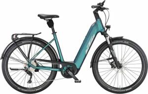 KTM MACINA GRAN 720 (750 Wh), 10 Gang Kettenschaltung, Damenfahrrad, Deep, Modell 2023, 29 Zoll 56 cm green purple flip matt (silver+black)