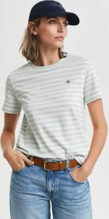 Gant T-Shirt REG STRIPED SHIELD SS T-SHIRT