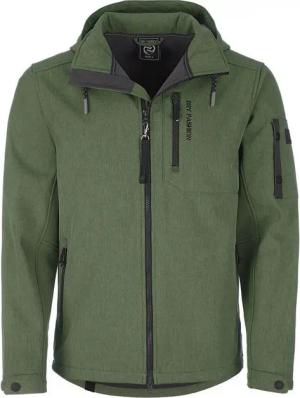 Dry Fashion Softshelljacke Herren Jacke Wangerooge mit Fleece-Innenfutter und abnehmbarer Kapuze