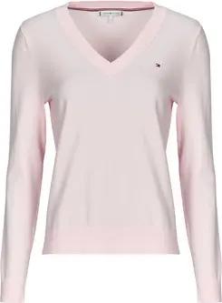 Tommy Hilfiger Pullover CO JERSEY STITCH LS V-NK SWEATER