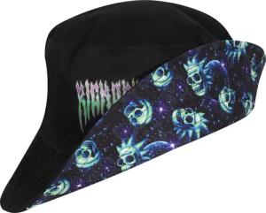 Rick And Morty Hut - Neon Skull Bucket Hat - schwarz - Lizenzierter Fanartikel
