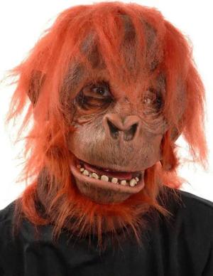Zagone Studios Verkleidungsmaske Orang-Utan Deluxe