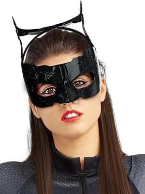 Metamorph Verkleidungsmaske Catwoman Maskenbrille, Haarreif mit Augenmaske und Ohren