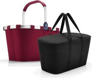 REISENTHEL® Einkaufskorb Set aus carrybag und coolerbag, Einkaufskorb Isotasche Picknick Thermotasche