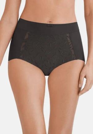 Felina Taillenslip Vision Deluxe (1-St) Panty - Opulente Blatt-Stickerei auf der Vorderseite