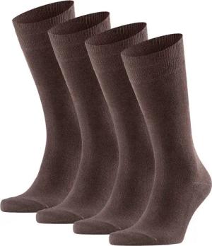 FALKE Kurzsocken Herren Socken 4er Pack Baumwollmischung (Packung, 4er Pack)