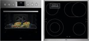 AEG Elektro-Herd-Set Serie 5000 OO10HSM, Aqua Clean, Edelstahl Design