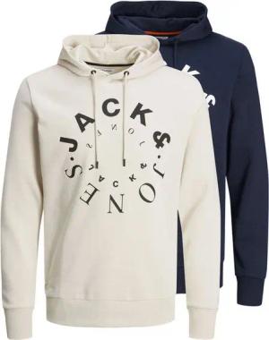 Jack & Jones Sweatshirt Herren Sweatshirt 2er Pack Baumwolle (Packung, 2er Pack)