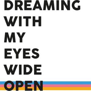 queence Leinwandbild "Spruch Dreaming", Kunst-Modern-Schriftzug-Sprüche & Texte-Motivationsbilder, Premium-Leinwandstoff, Handarbeit aus Deutschland