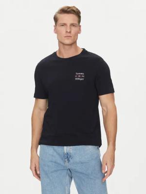 Tommy Hilfiger T-Shirt Stack MW0MW38622 Dunkelblau Regular Fit