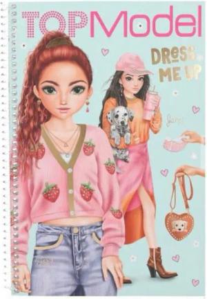 Depesche Malvorlage Top Model Dress me up gross Malbuch Buch inkl. Sticker Ausmalbuch (1-St)