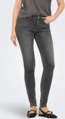 ONLY Skinny-fit-Jeans ONLRINA MID WAIST PUSH UP SK BOX DNM